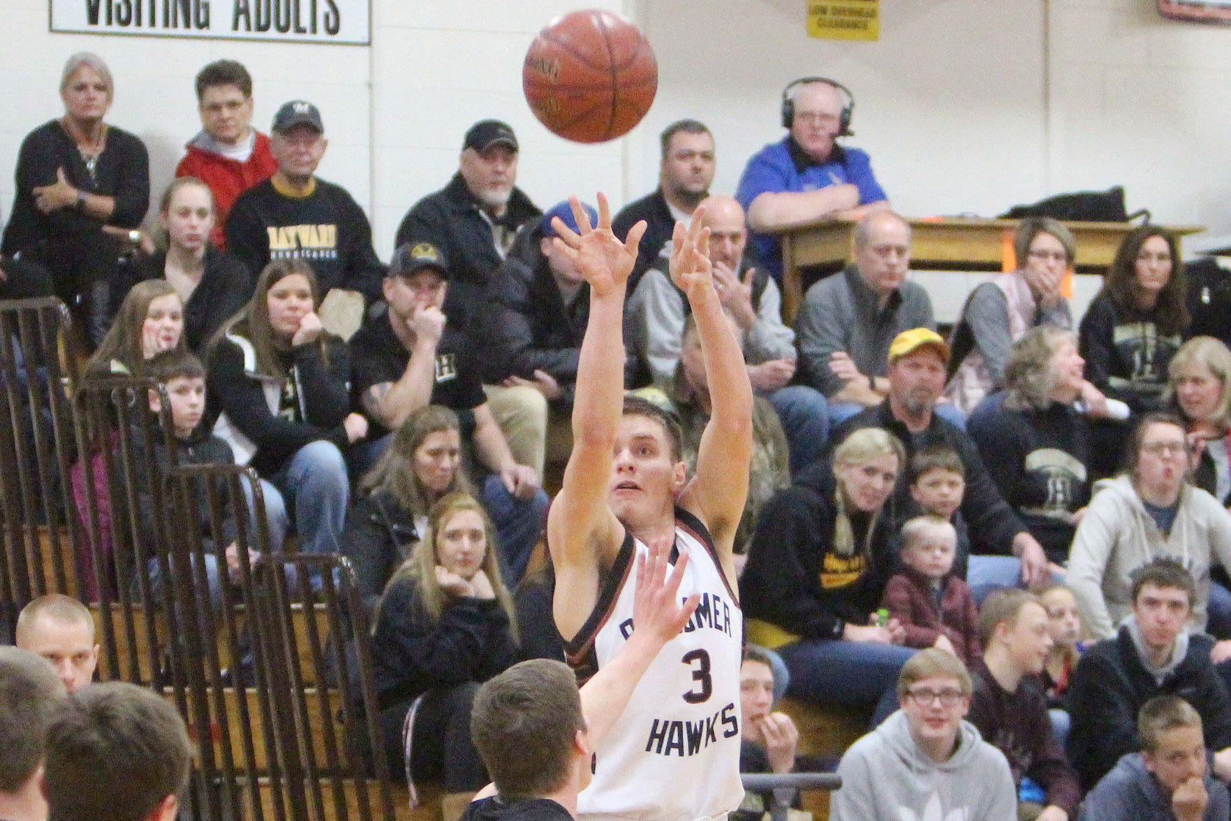 Hayward at Bloomer boys basketball 3-1-19